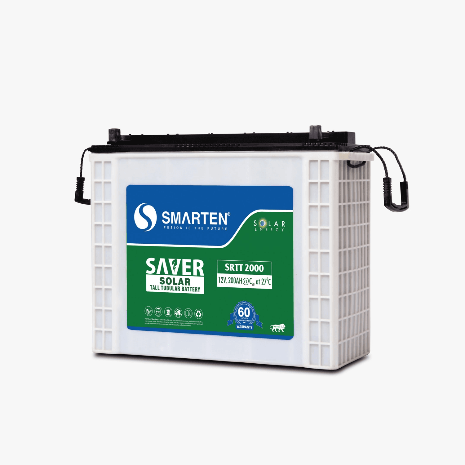 Smarten 200Ah Solar Tubular Battery- SAVER Series