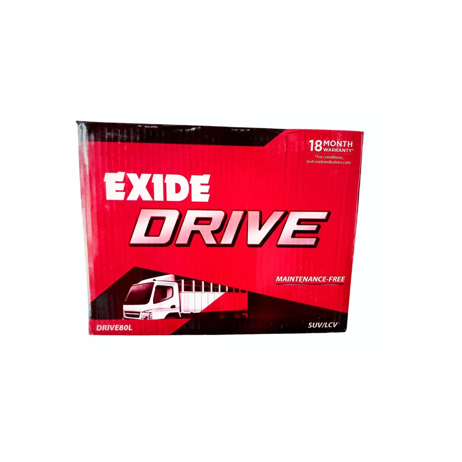Exide Drive 80 Ah Battery- Automotive