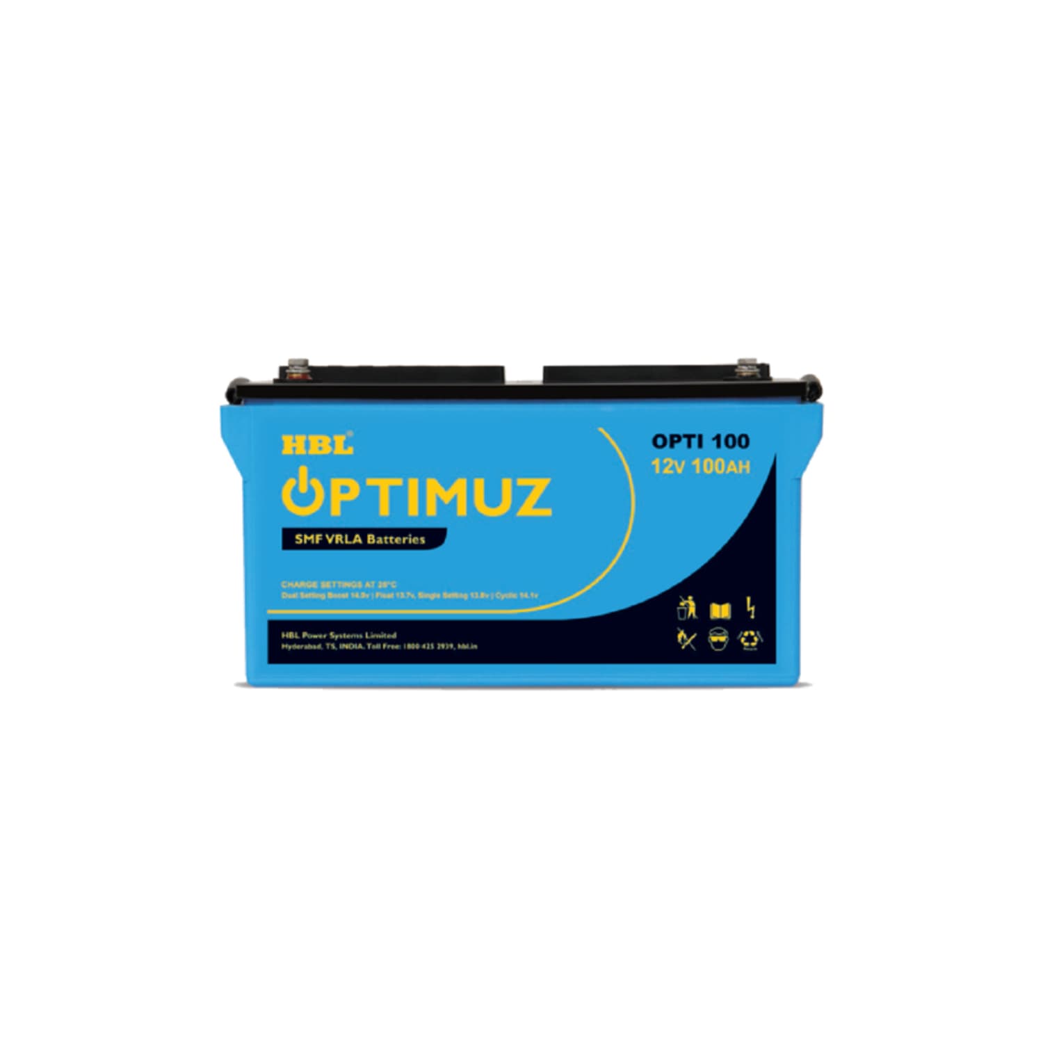 HBL SMF 100 Ah Battery