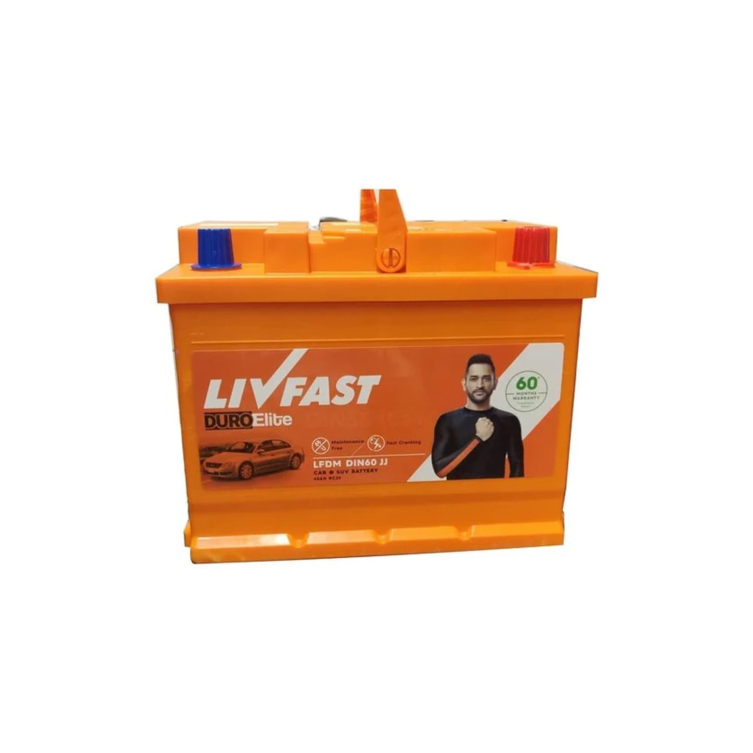 Livfast Automotive Battery 60 Ah- DIN