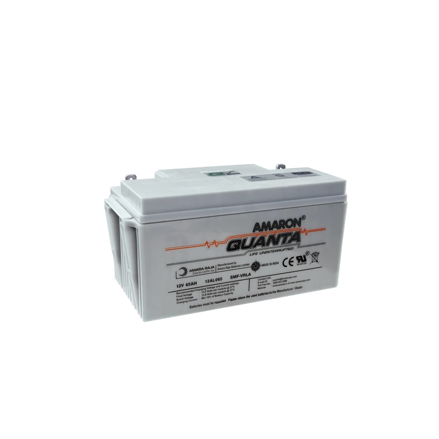 Amaron Quanta 65 Ah VRLA Battery