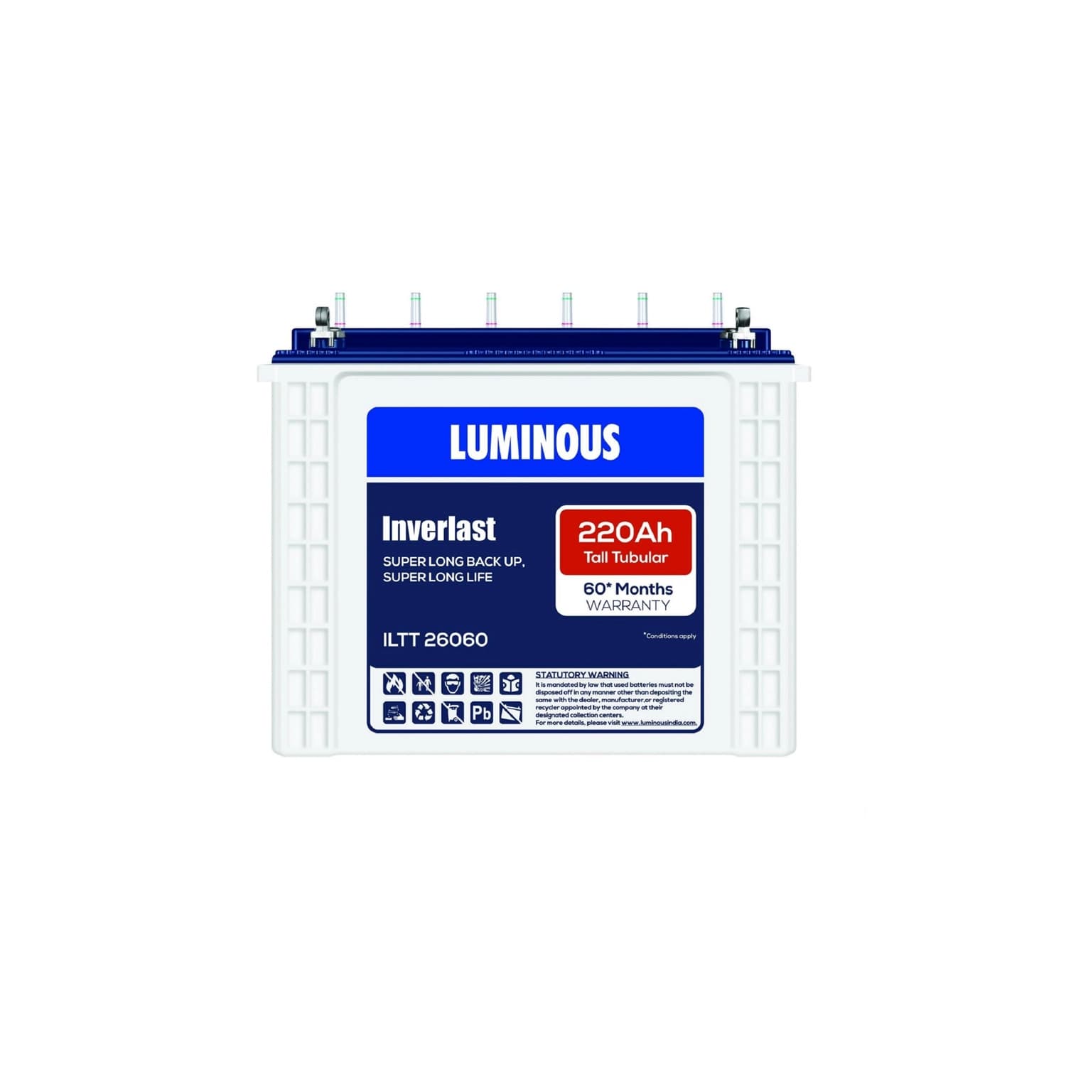 Luminous Tubular Battery 220 Ah