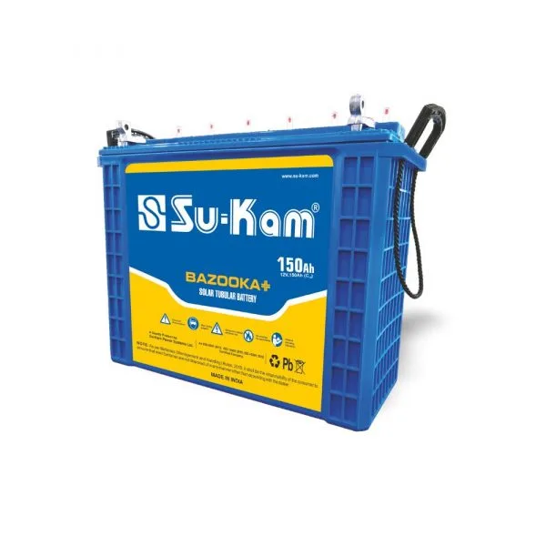 Sukam 150Ah Tubular Battery- Bazooka