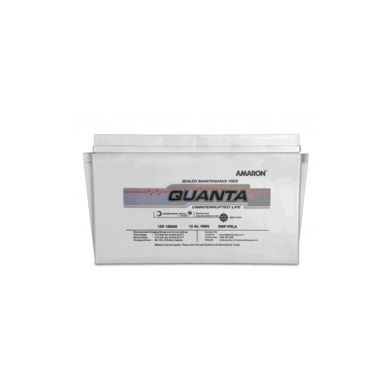 Amaron Quanta 100 Ah VRLA Battery