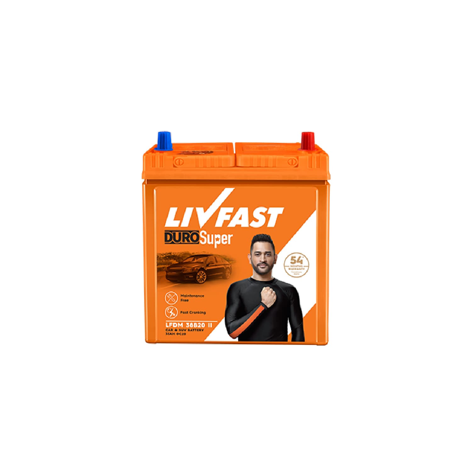 Livfast Automotive Battery 35 Ah- Duro Super