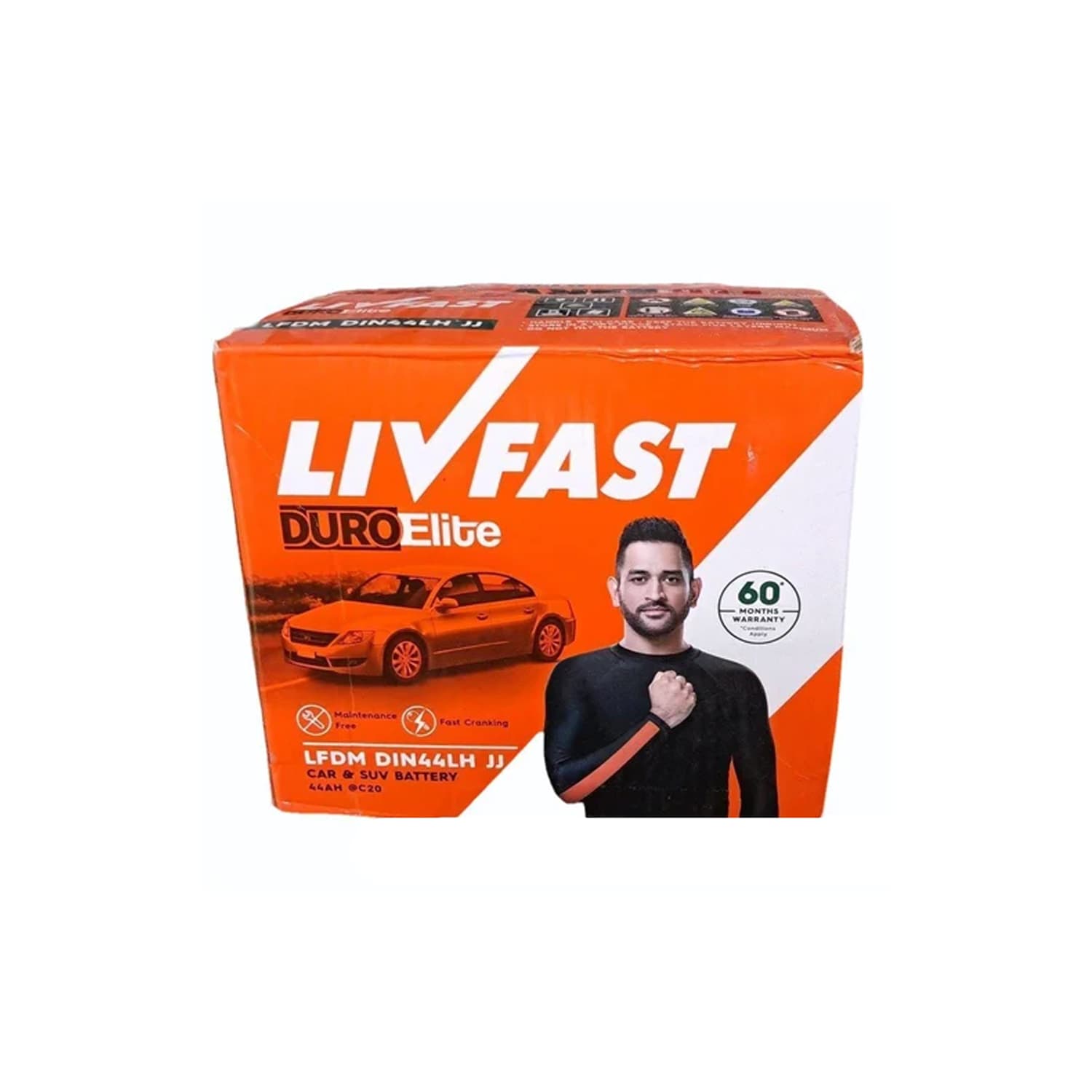Livfast Automotive Battery 44 Ah- DIN
