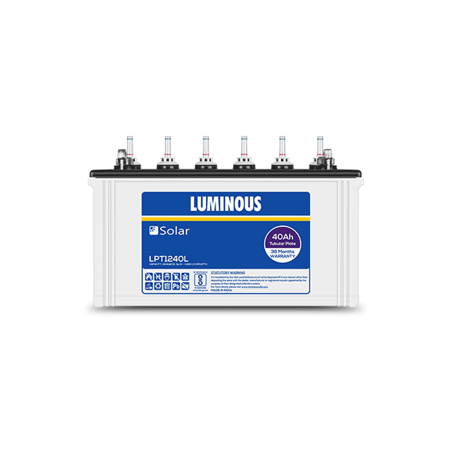 luminous solar 40 ah